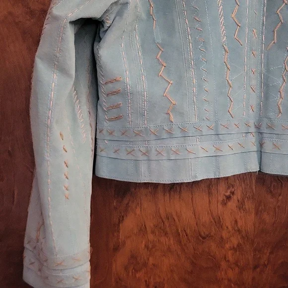 Unique Genuine Leather Jacket L - Picture 8 of 9